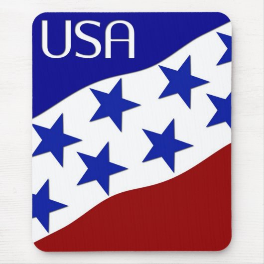 USA-Flagge Mousepad (Vorne)
