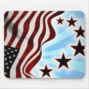 USA-Flagge Mousepad