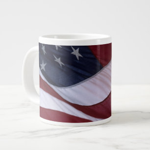USA-Flagge, North Carolina, USA Jumbo-Tasse