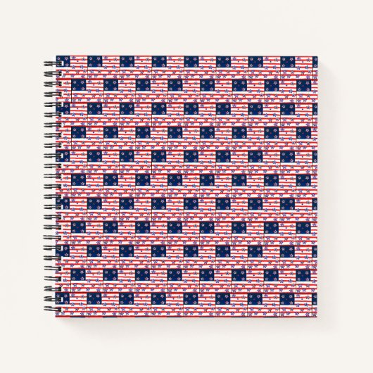 USA-Flagge Notizblock (Vorderseite)