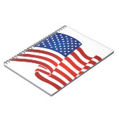 USA-Flagge Notizblock (Linke Seite)