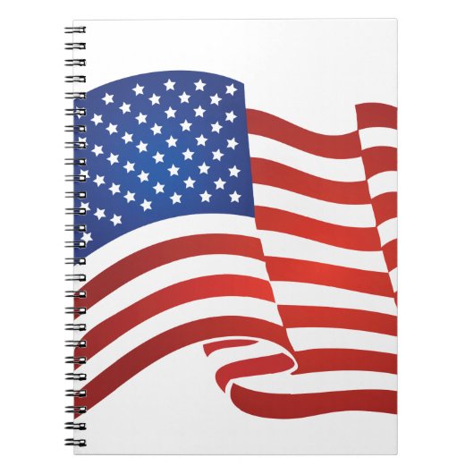 USA-Flagge Notizblock (Vorderseite)
