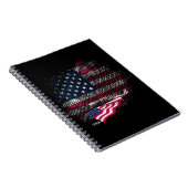 USA-Flagge Notizblock (Rechte Seite)