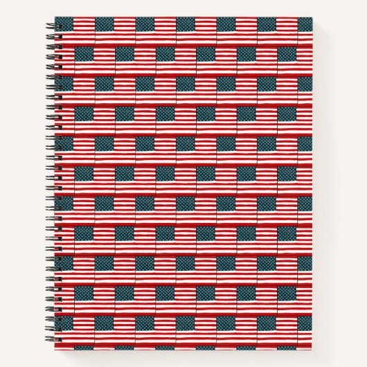 USA-Flagge Notizblock (Vorderseite)