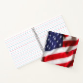 USA-Flagge Notizblock (Innenseite)