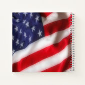 USA-Flagge Notizblock (Rückseite)