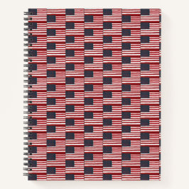 USA-Flagge Notizblock