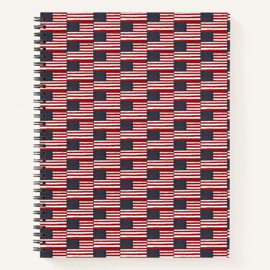 USA-Flagge Notizblock (Vorderseite)