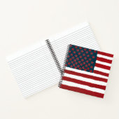 USA-Flagge Notizblock (Innenseite)