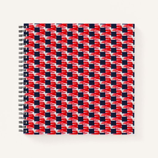 USA-Flagge Notizblock (Vorderseite)