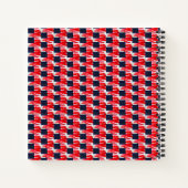 USA-Flagge Notizblock (Rückseite)