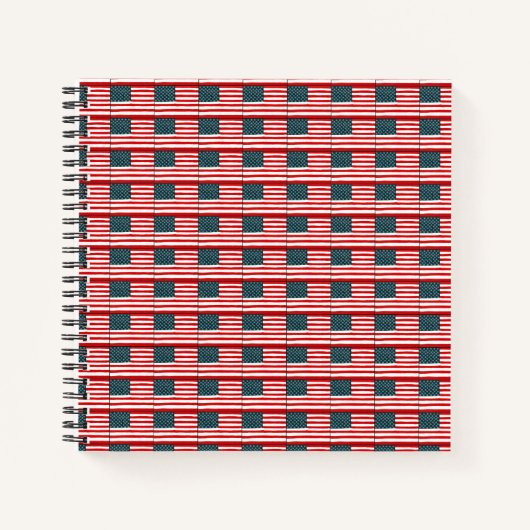 USA-Flagge Notizblock (Vorderseite)