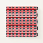 USA-Flagge Notizblock (Rückseite)