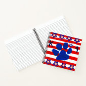 USA-Flagge Notizblock (Innenseite)