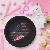 USA-Flagge Pappteller (Party)
