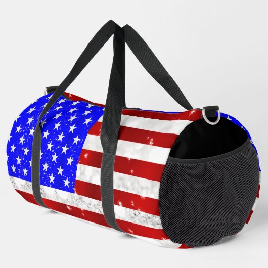USA-Flagge - Patriotic Duffle Bag (Rechte Ecke)