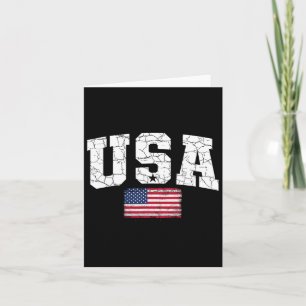USA-Flagge Patriotisch 4. Juli Amerika Tag der Una Karte