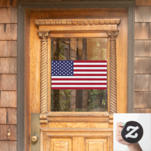 USA-Flagge Patriotisch Rot Weiß und Blau Old Glory Fensteraufkleber