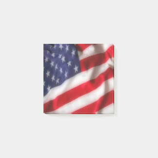 USA-Flagge Post-it Klebezettel