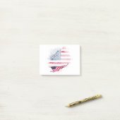 USA-Flagge Post-it Klebezettel (Auf Schreibtisch)