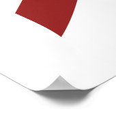 USA-Flagge Poster (Ecke)