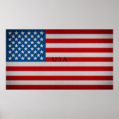 USA-Flagge Poster (Vorne)