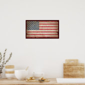 USA-Flagge Poster (Küche)