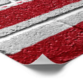USA-Flagge Poster (Ecke)