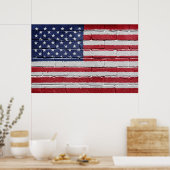 USA-Flagge Poster (Küche)