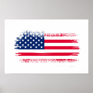 USA-Flagge Poster
