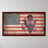 USA-Flagge Poster (Vorne)