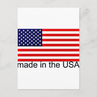 USA-Flagge Postkarte