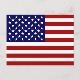 USA-Flagge Postkarte