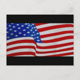 usa-Flagge Postkarte