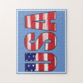 USA-Flagge Puzzle (Vertikal)