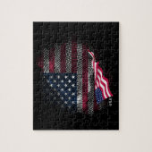 USA-Flagge Puzzle (Vertikal)