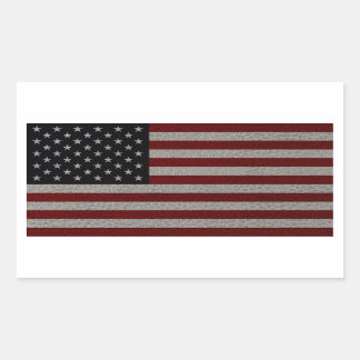 USA-Flagge Rechteckiger Aufkleber