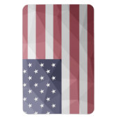 USA Flagge Red White Blue America Geometric Mesh Magnet (Vertikal)
