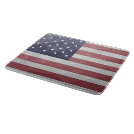 USA Flagge Red White Blue America Geometric Mesh Schneidebrett