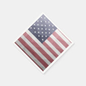 USA Flagge Red White Blue America Geometric Mesh Serviette (Ecke)