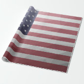 USA-Flagge Red White Blue Geometric Mesh Pattern Geschenkpapier (Ungerollt)