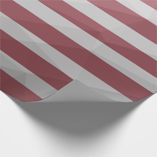 USA-Flagge Red White Blue Geometric Mesh Pattern Geschenkpapier (Ecke)