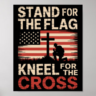 Usa-Flagge Religiöser Zitat 4. Juli Für Christlich Poster