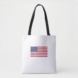 USA-Flagge Rot-Blau-patriotische Totasche Tasche