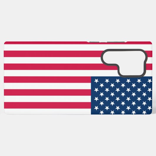 USA-Flagge Samsung Galaxy Hülle (Rückseite (Horizontal))