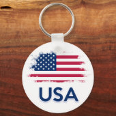 USA-Flagge Schlüsselanhänger (Vorderseite)