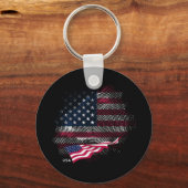 USA-Flagge Schlüsselanhänger (Vorderseite)