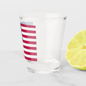 usa-Flagge Schnapsglas (Rechts)