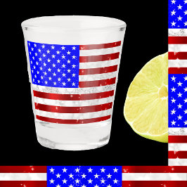 USA-Flagge Schnapsglas