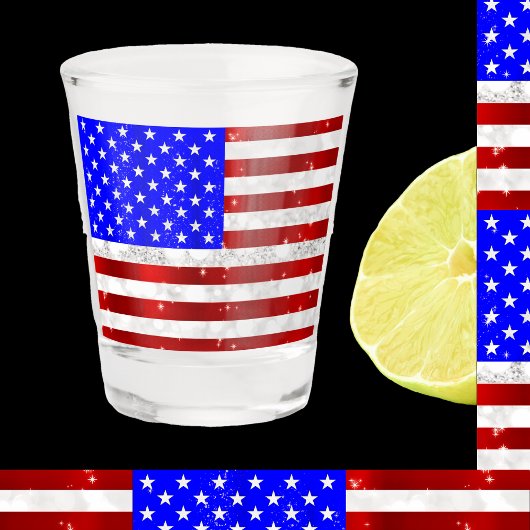 USA-Flagge Schnapsglas